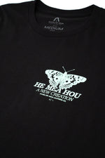 Pulelehua Butterfly Tshirt Black Front