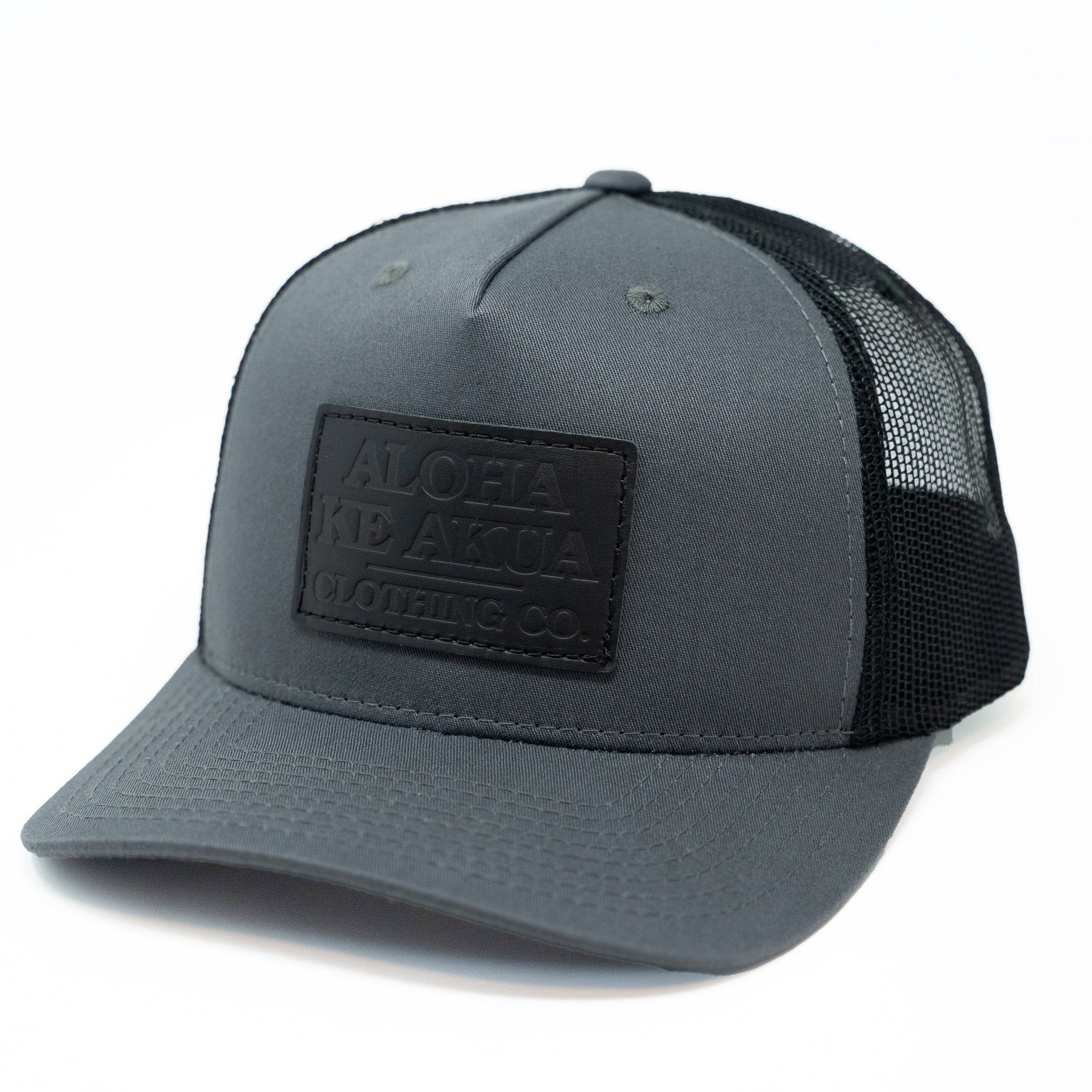 Aloha Ke Akua Country Trucker Charcoal & Black