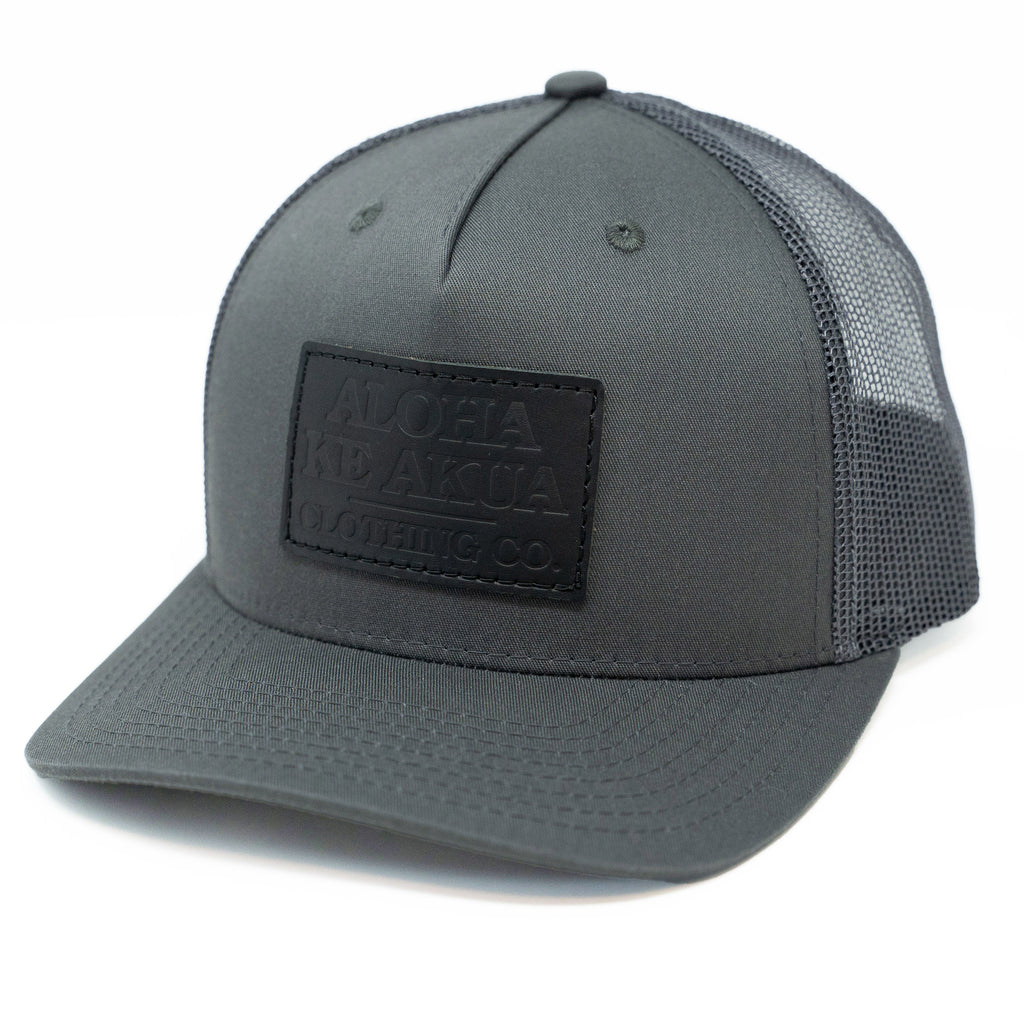 Aloha Ke Akua Trucker Charcoal