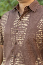 Pūpū‘ala cone shell Aloha Shirt Details