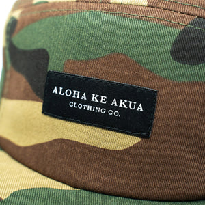 Huaka‘i 5 Panel Hat Label