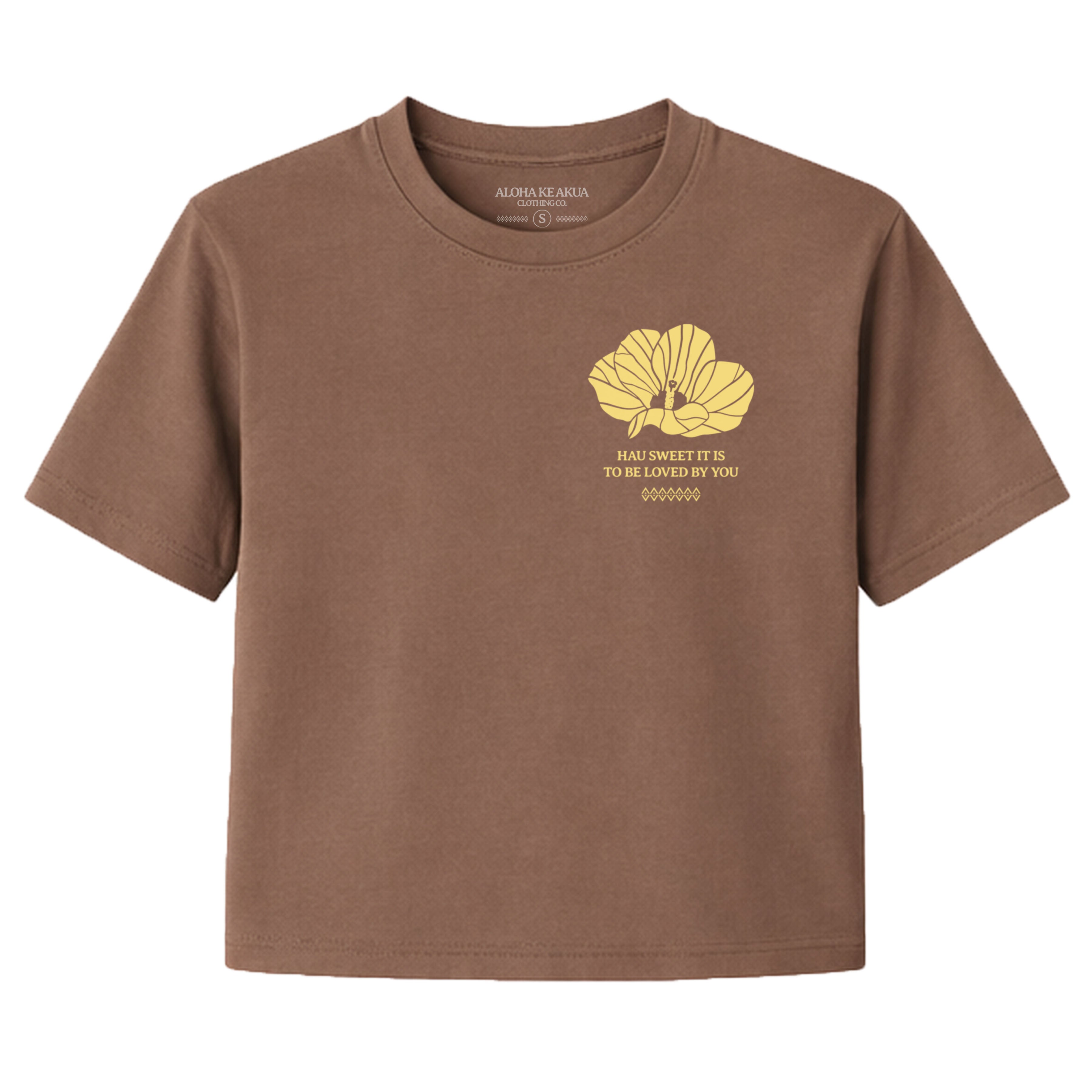 Aloha Ke Akua Clothing Co. | Hau Sweet Boxy Tee - Vintage Brown