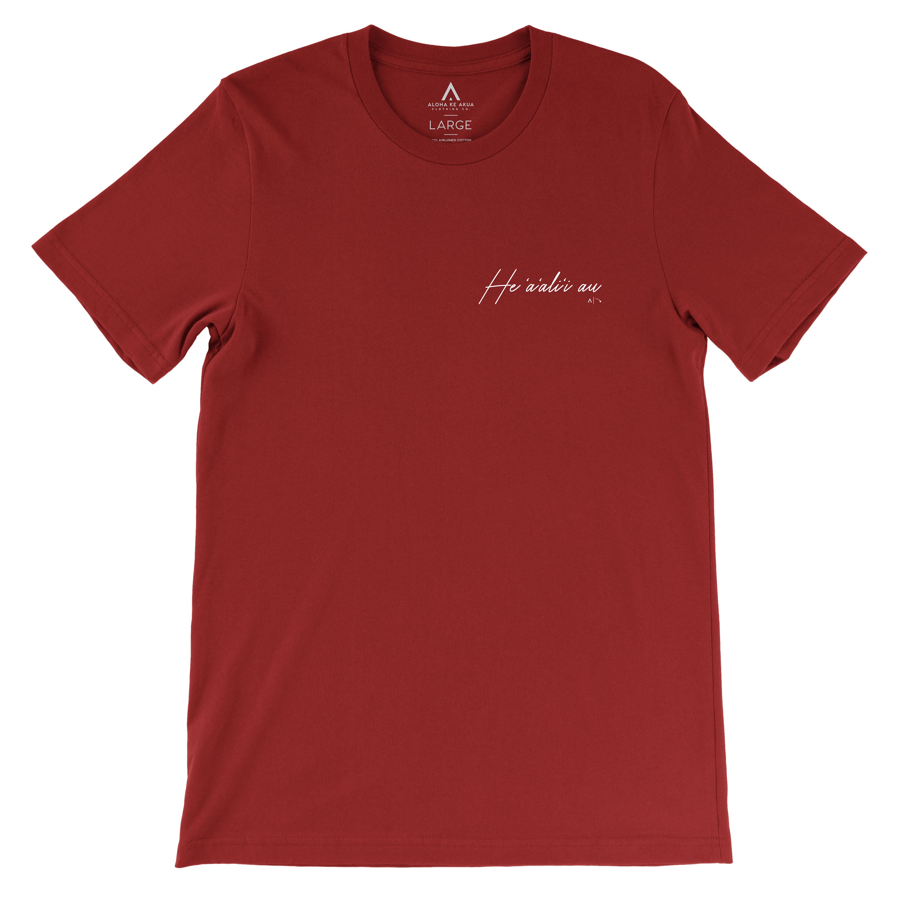 Aalii Tshirt Cardinal Front