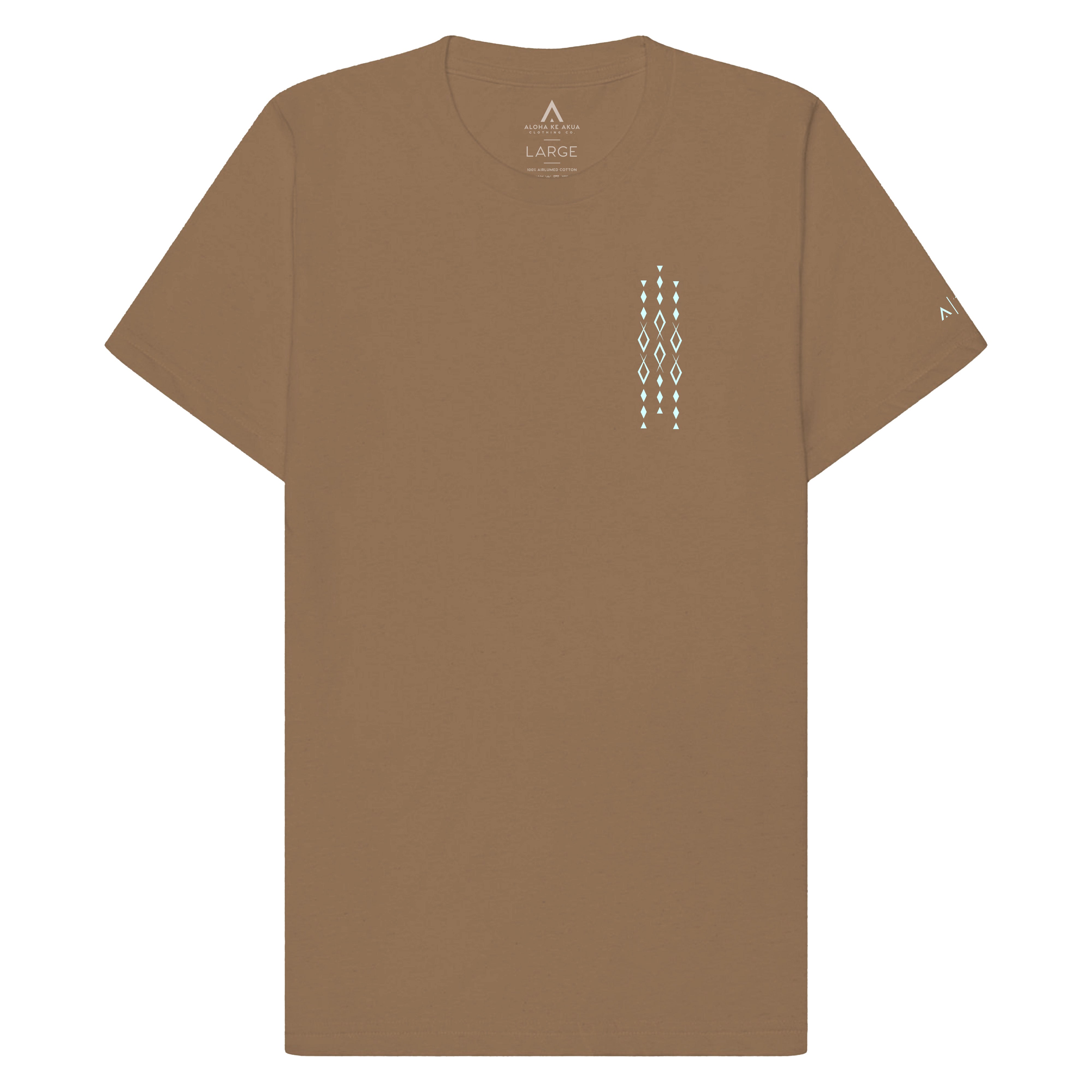 Hoonui Fish and Loafs Vintage Brown Tshirt