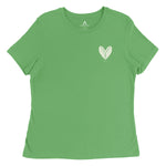 Kalo Heart Tee Leaf Womens