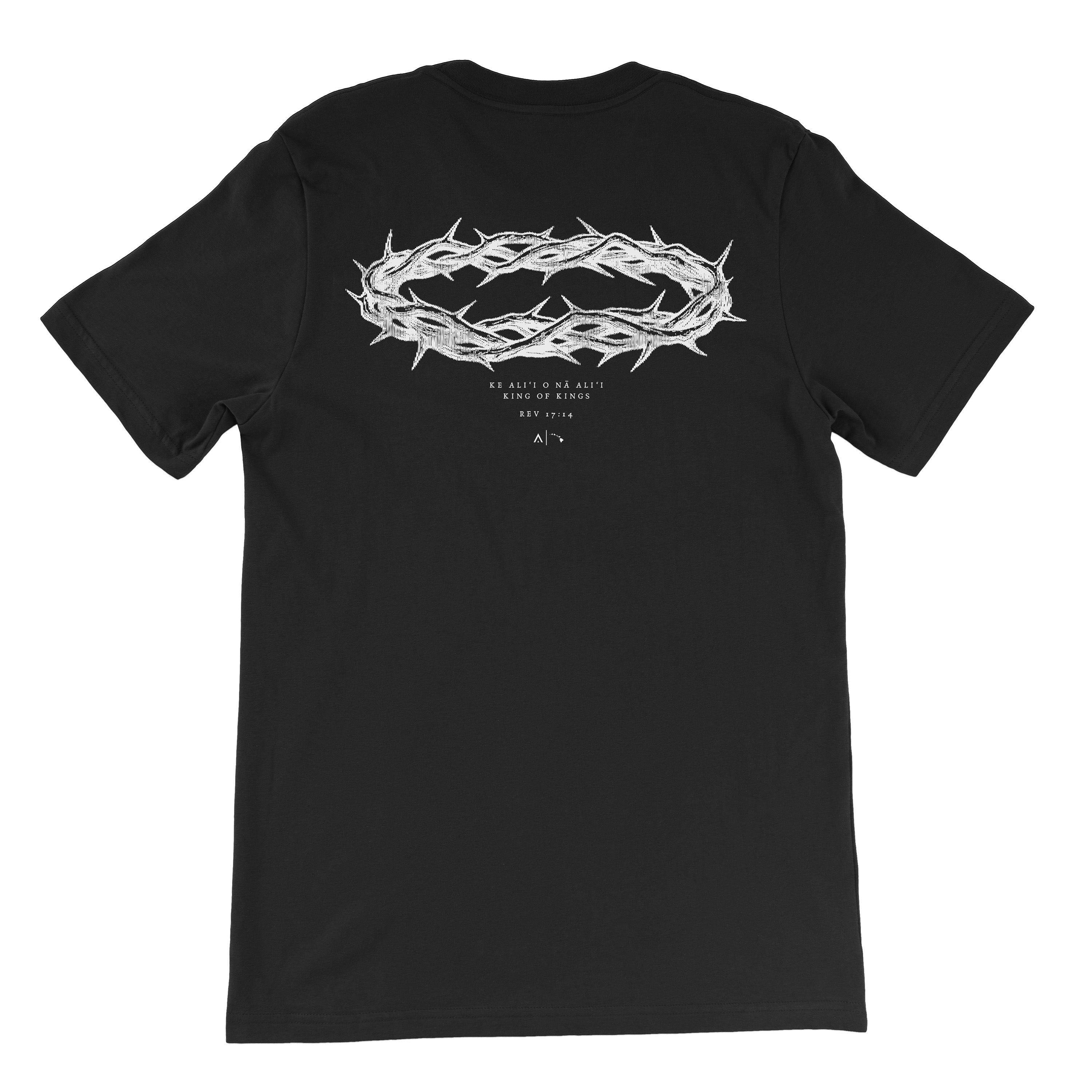 Crown of Thorns Tshirt Black Back