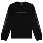 Maile Longsleeve Tee Black Front