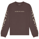 Maile Longsleeve tee coco front of shirt