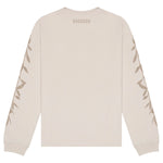 Maile Longsleeve tee dust back of shirt