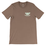 Pulelehua Butterfly Tshirt Vintage Brown Front