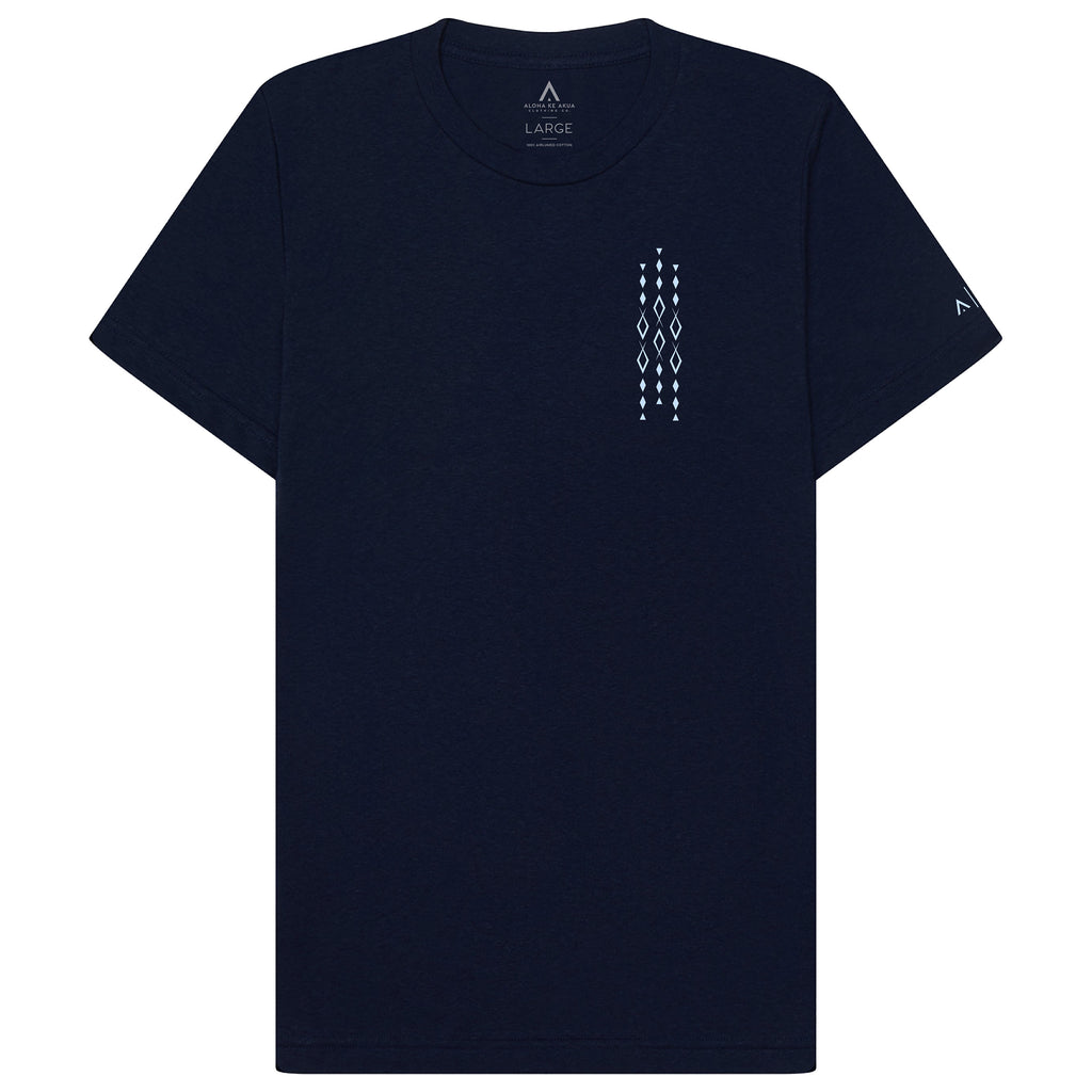 Five Loafs and Two Fish Tshirt Navy Front