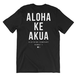 Aloha Ke Akua Tshirt Black Back