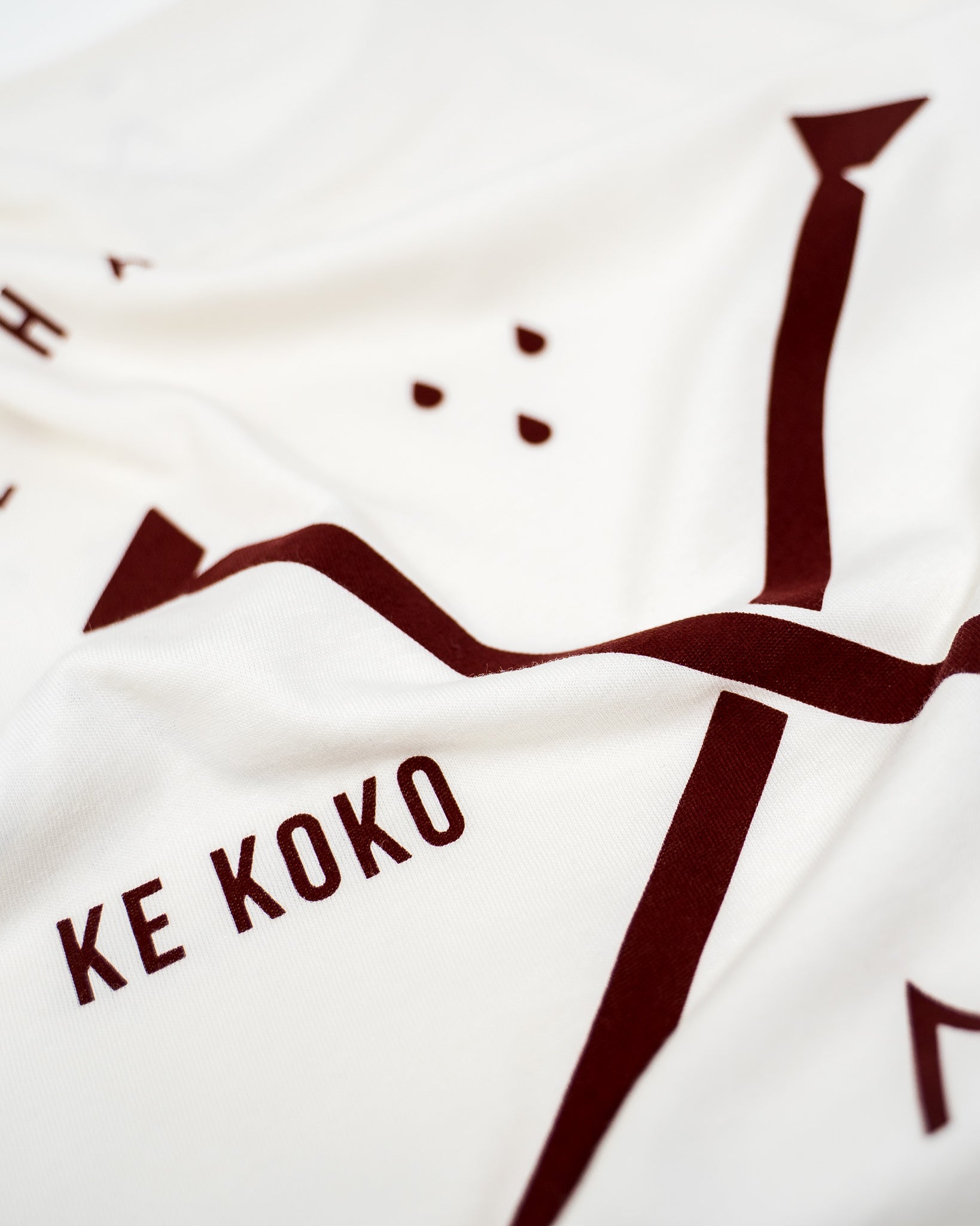 Koko Print Back Vintage White