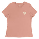 Kalo Heart Womens Shirt Clay Front